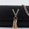 Elegante Schwarze Damenhandtasche mit Kettenriemen und Produktbild-Vorschau 5
