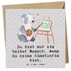 Mr. & Mrs. Panda Glückwunschkarte Künstlerin Herz - Grau Produktbild-Vorschau 1