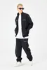 Jogginghose Oversize Fit Polyamid Trainingshose L Schwarz Produktbild-Vorschau 1
