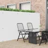 vidaXL Ogrodzenie ogrodowe dwustronne białe 1,8x3 m PVC Podgląd zdjęcia produktu 2