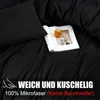 Bettwäsche-Set 180x200 cm Schwarz Mikrofaser Bügelfrei Produktbild-Vorschau 2