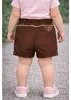 BONDI Mädchen Kunstleder Shorts Hose "Hirsch" 86855 | Braun Produktbild-Vorschau 7