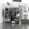 DECORTIE Homemania Moderne Table d'appoint Anthracite Gris Voir les images du produit 6