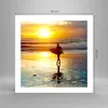 Poster - Poster ohne Rahmen - Surfer sonnenuntergang ozean Produktbild-Vorschau 4