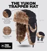 Wintermütze Ushanka Trapper Schurwoll-Futter Winddicht Warm Produktbild-Vorschau 2