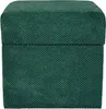 Pufa welurowa ZEFIR DOT 40x40 cm kwadratowa z pojemnikiem Podgląd zdjęcia produktu 3