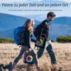 JYX Karaoke mit LED-Licht, 2 Funkmikrofone,TWS-Funktion, Produktbild-Vorschau 8