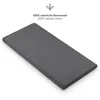 A dark gray fitted sheet is shown from a diagonal angle on a white background. Produktbild-Vorschau