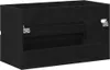 Spülbeckenschrank Schwarz Eiche 80x38,5x45 cm Holzwerkstoff Produktbild-Vorschau 8