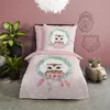Duvet cover Good Morning 135x200 + 1* 80x80 cm - owl and Produktbild-Vorschau 5