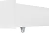 A close-up view of the bottom corner of a white drawer unit with a small gray caster wheel. Anteprima dell’immagine prodotto