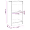 vidaXL Bücherregal/Raumteiler Sonoma-Eiche 40×30×72 cm -  Produktbild-Vorschau 8
