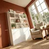 Bücherregal 10 Fächer 4 Türen Standregal, 30 x 120 x 180 Produktbild-Vorschau 6