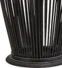 BELIANI Dekorative Laterne Schwarz mit Kerzenhalter 72 cm Produktbild-Vorschau 5