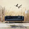 Muralo Vlies Fototapete PFLANZEN Vögel Natur Retro Stil Produktbild-Vorschau 8