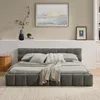 Podwójne łóżko Sweiko 140x200 cm, łóżko z jedwabiście Podgląd zdjęcia produktu 9
