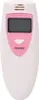 A white and pink breathalyzer device against a white background. Produktbild-Vorschau