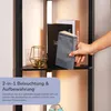 EDISHINE Stehlampe Dimmbar Wohnzimmer Schwarz, Standleuchte Produktbild-Vorschau 4