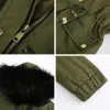 ASKSA Damen Winterjacke Wintermantel Baumwolljacke Warm Produktbild-Vorschau 5