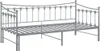 vidaXL Rozkladacia pohovka Grey Metal 90x200 cm Náhľad obrázku produktu 3