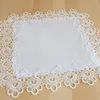 Tischdecke INES Spitzenbordüre Vintage weiß Polyester 60 x Produktbild-Vorschau 1