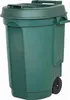 Fahrbarer Abfallbehälter 110L Farbe: grün, Maße: 55x58x81cm Produktbild-Vorschau 1