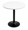 Table ronde VICTORY 70 cm – Noir et blanc fumé, table de Voir les images du produit 9