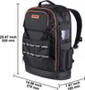 Zaino porta attrezzi VEVOR con 65 tasche, zaino con set di Anteprima dell’immagine prodotto 8
