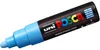 POSCA PC7M BC, 1 Stück(e), Hellblau, Schwarz, Rund, 4,5 mm, Produktbild-Vorschau 1