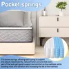 Clanmacy Matelas à ressorts ensachés Premium 7 zones Voir les images du produit 4