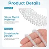 5 Stück Akupressur Armband Aus Metall Für Handgelenk Produktbild-Vorschau 3