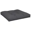 vidaXL Palettenkissen Schwarz 80x80x12 cm Stoff Produktbild-Vorschau 1