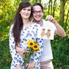 Mr. & Mrs. Panda Schild Faultier Pärchen DIN A5 - Produktbild-Vorschau 4