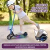 Elektroscooter S5 Blau Für Kinder mit bunten LED-Lichtern Produktbild-Vorschau 2