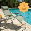 CASABEL lot de 2 chaises pliantes Zéro Gravité Vert sauge, Voir les images du produit 9