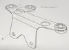 Supporto tachimetro Koso RX4 TFT per Yamaha XSR A 700 ccm Anteprima dell’immagine prodotto 3