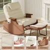 ProximaX Schaukelstuhl mit Hocker, Beige Cordstoff, Produktbild-Vorschau 8