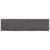 vidaXL Tischplatte Dunkelbraun 160x40x(2-4)cm Massivholz Produktbild-Vorschau 1