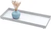 Metall Kerzentablett weiß rechteckig - 40 x 15 cm - Produktbild-Vorschau 1
