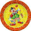 10 Papstar Teller, Pappe rund Ø 23 cm Clown 11866 Produktbild-Vorschau 1