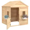 vidaXL Maison de jeu avec porte verrouillable et pots de Voir les images du produit 4