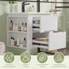 Merax Waschtischunterschrank mit LED-Radarsensor, 2 Produktbild-Vorschau 10