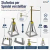 Bituxx 4 Alu Unterstellböcke Stützböcke Abstellböcke für Produktbild-Vorschau 3