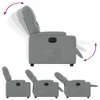 vidaXL Fauteuil relax électrique gris clair Tissu Voir les images du produit 7