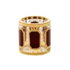 Serviettenring Red Queen 4,5 cm, Rot/Gold, aus Glas Produktbild-Vorschau 2