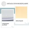 ZMH 2ER Deckenlampe LED Schlafzimmer Deckenleuchte 5W 3000K Produktbild-Vorschau 5