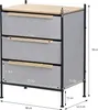 ML-Design cassettiera con 3 cassetti in tessuto, 58x78x42,5 Anteprima dell’immagine prodotto 6