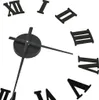 vidaXL 3D-Wanduhr Modernes Design Schwarz 100 cm XXL Produktbild-Vorschau 4