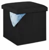 Pouf Relaxdays con vano portaoggetti, pieghevole, imbottito Anteprima dell’immagine prodotto 9