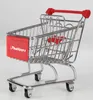 Deko Einkaufswagen Mini aus Metall und Kunststoff Produktbild-Vorschau 3